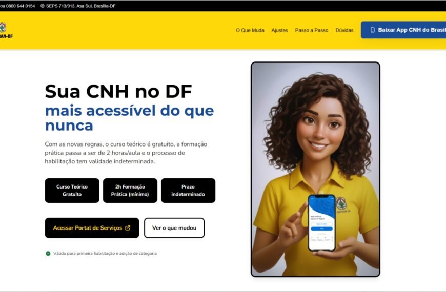 Detran-DF cria canal exclusivo para orientar sobre nova CNH