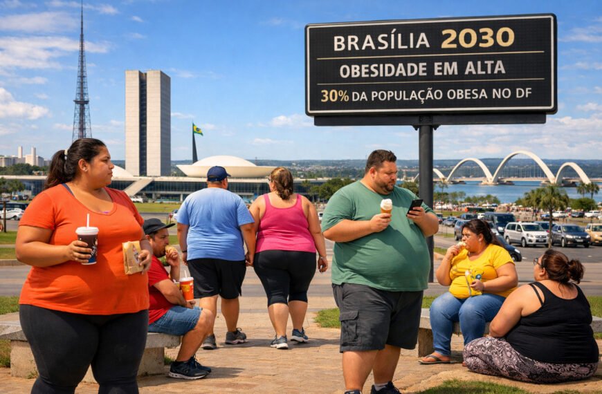 Cerca de 30% da população do DF estará obesa em 2030, aponta pesquisa