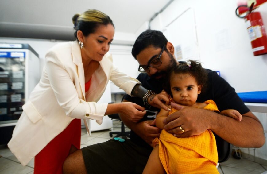 Vacinação de febre amarela infantil está abaixo da meta no Distrito Federal