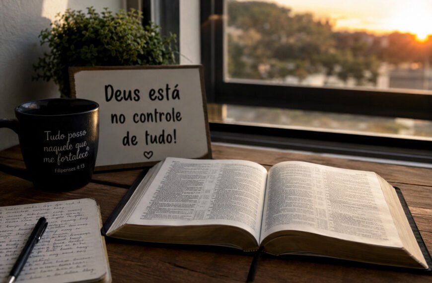 Não perca a paz, Deus continua no controle!