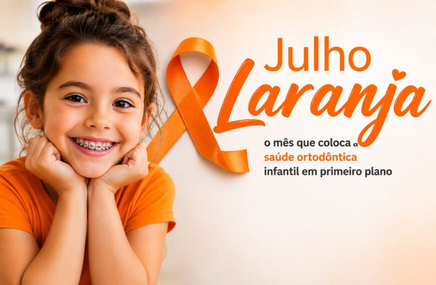 Julho Laranja: o mês que coloca a saúde ortodôntica infantil em primeiro plano